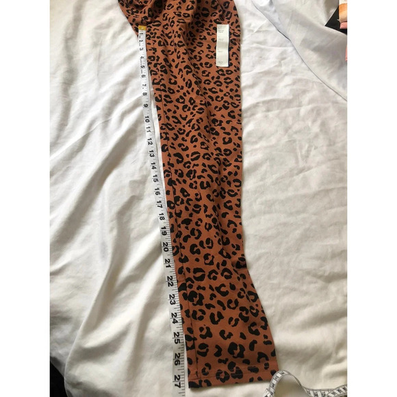 WILD FABLE Leopard Cheetah Print Leggings sz L - Picture 6 of 6